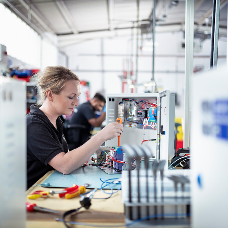 Testing of UPS systems at Brandon Medical, Leeds, UK
