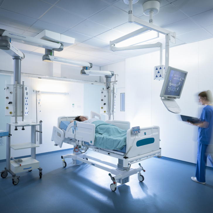 Intensive care bedspace by Brandon Medical.