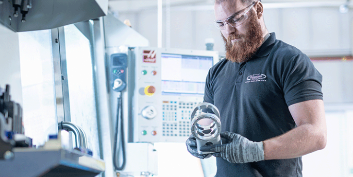 Paul Cawthorne working on the Titan Project.