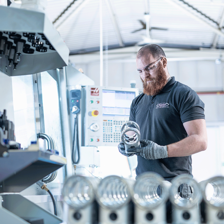 Paul Cawthorne working on the Titan Project.