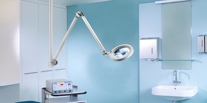 Optica Ceiling Mounted Examination Light