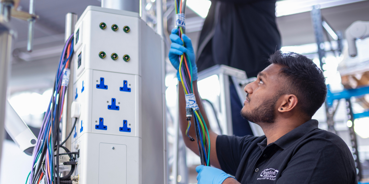 Brandon Medical provide complete solutions for the clinical space: Ultraclean Ventilation, Medical Pendants, Operating Tables