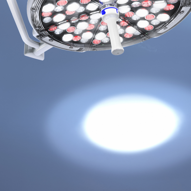 Comfort halo of Brandon medical innovative operating lights and luminaries